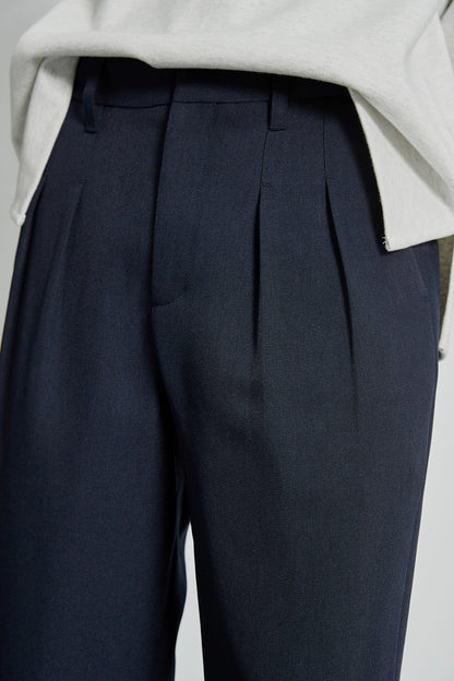 Classic Double-pleated Dress Pants