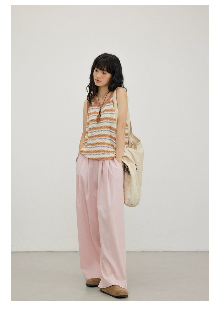Octopusme Relaxed Fit Wide-leg Pants