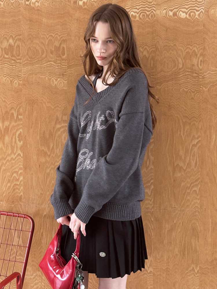 Two-piece Pullover Knit Sweater