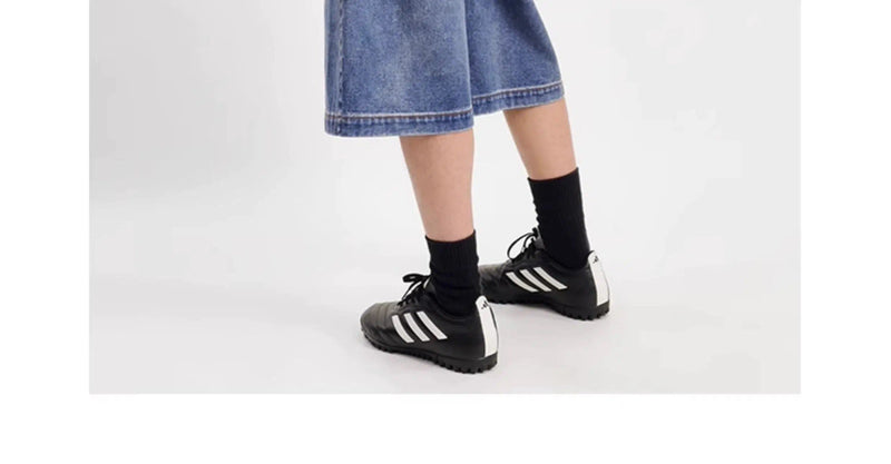 Faded Denim Shorts