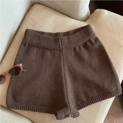 Bria Knit Wide-leg Shorts