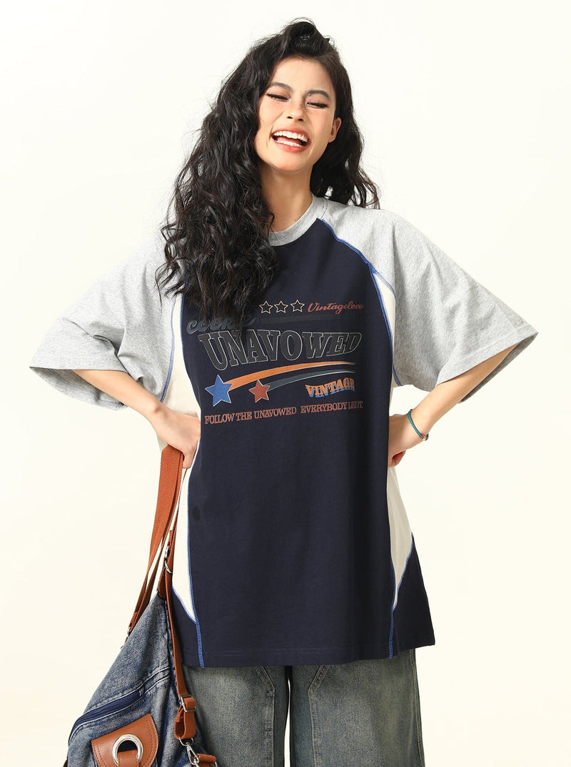 Unavowed Oversized Raglan T-shirt