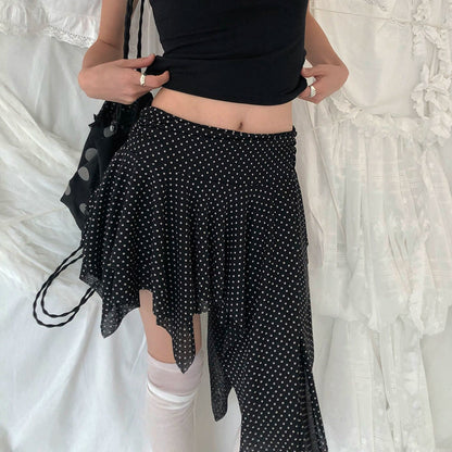 Sephora Asymmetric Polka Skirt