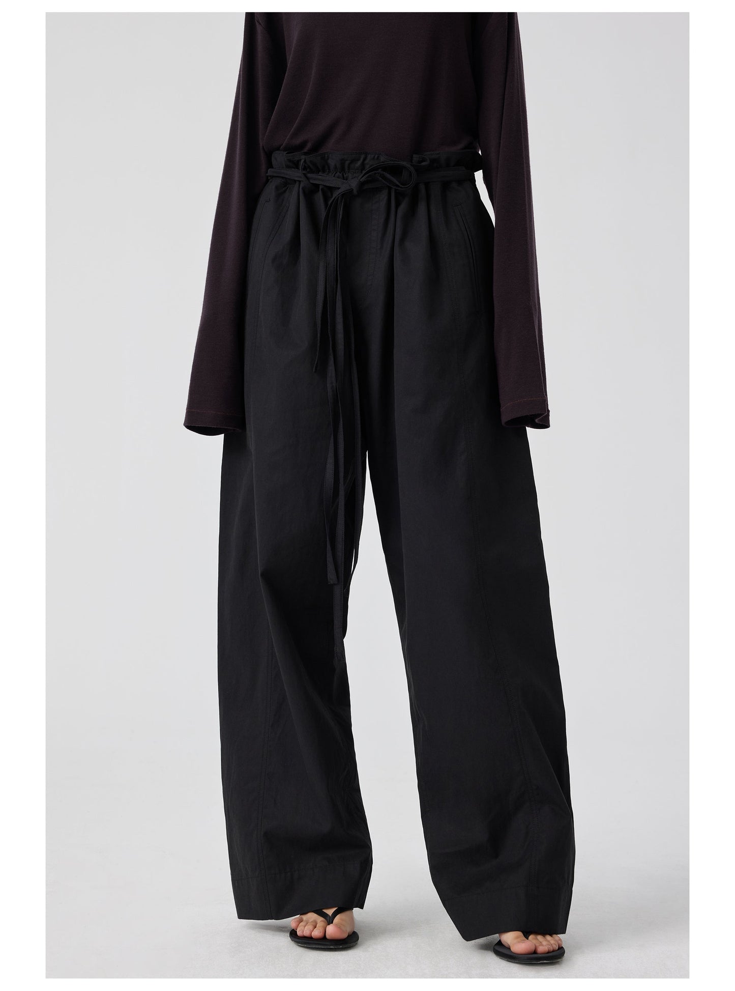 Six-pocket Pleated Kendo Pants