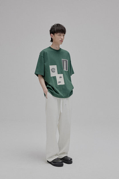 Lace-up Straight Full/short Pants