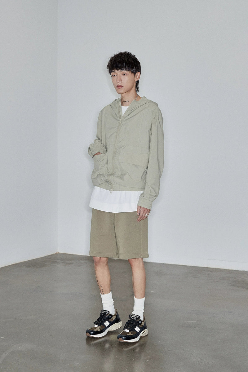 Zippered Pocket Athletic Shorts