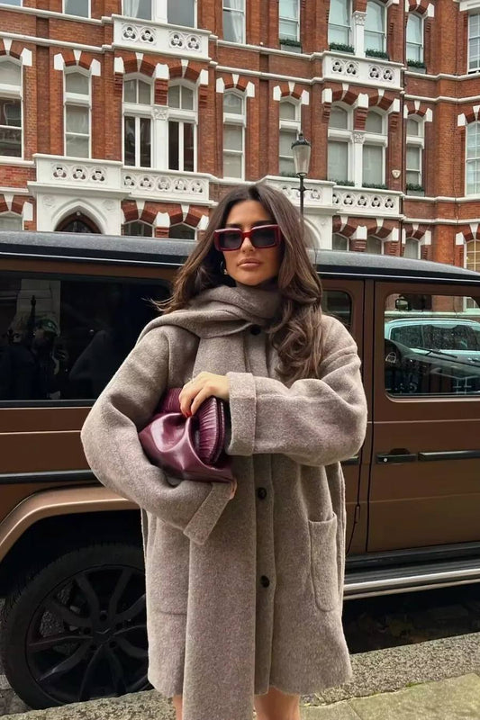 Scarf and Coat Set