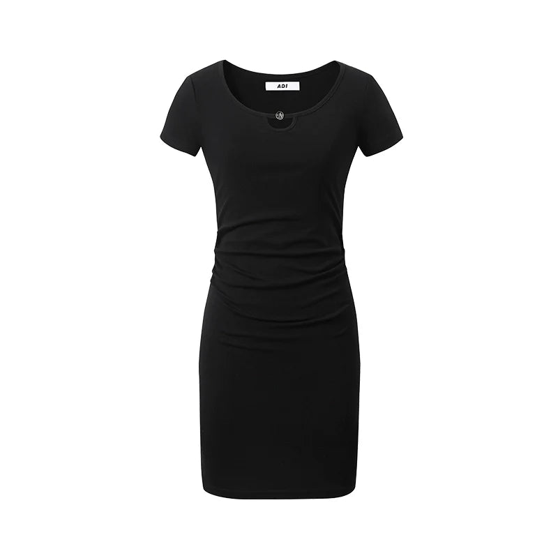 Sleek Simplicity T-shirt Dress