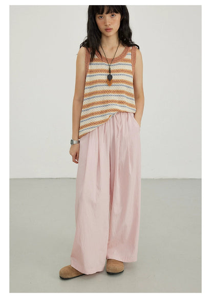 Octopusme Relaxed Fit Wide-leg Pants