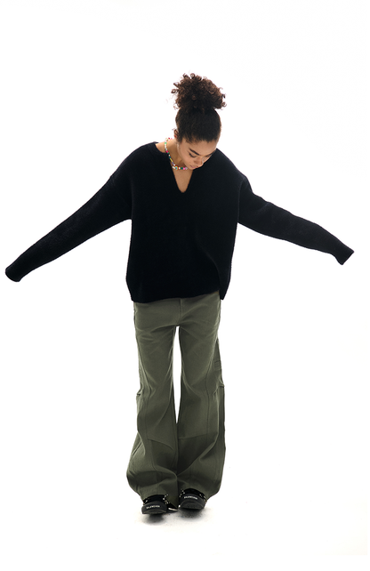 Military Green Cargo Pants