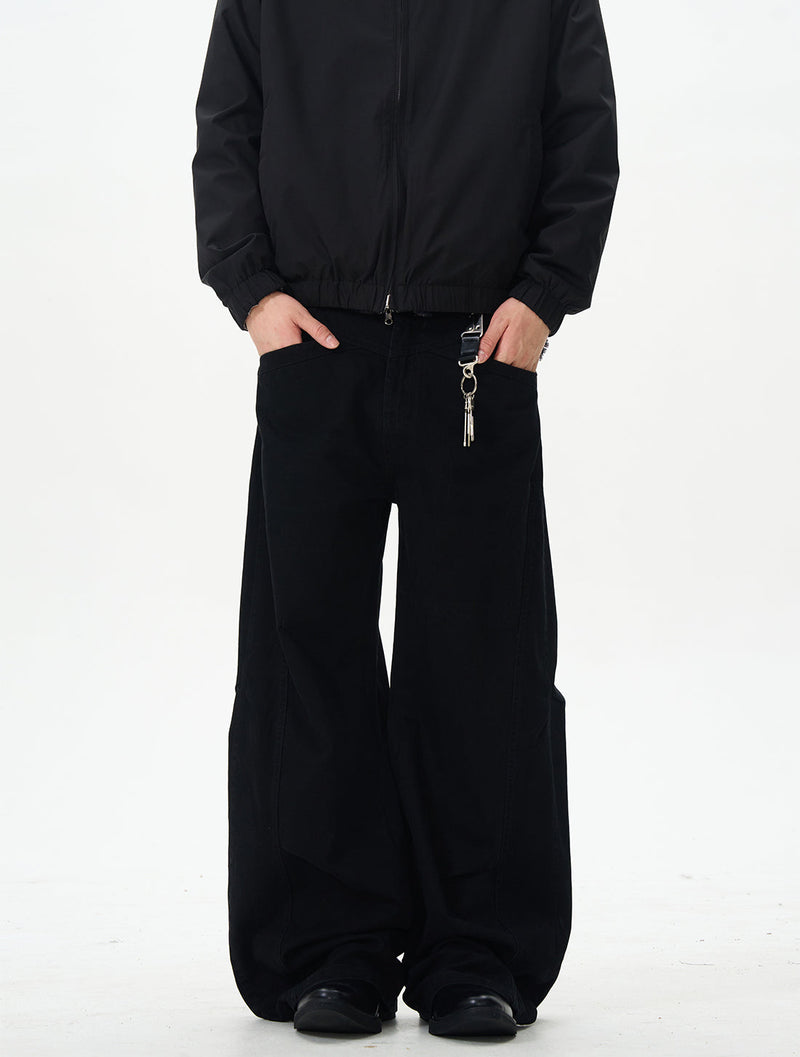 Olive Cargo Wide Leg Pants