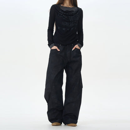 Army Green Baggy Cargo Pants