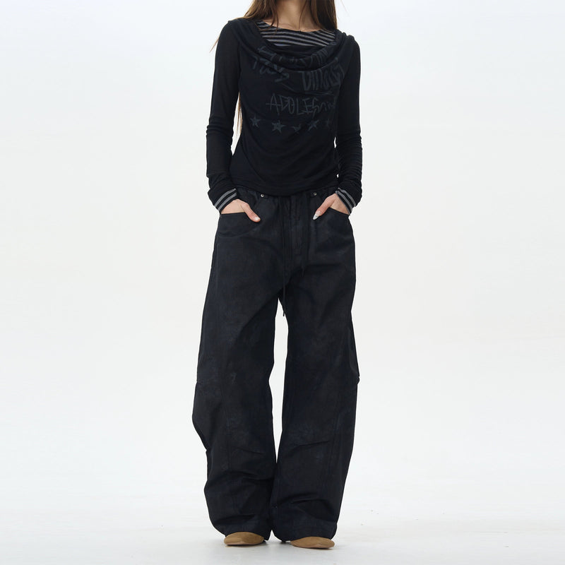 Army Green Baggy Cargo Pants