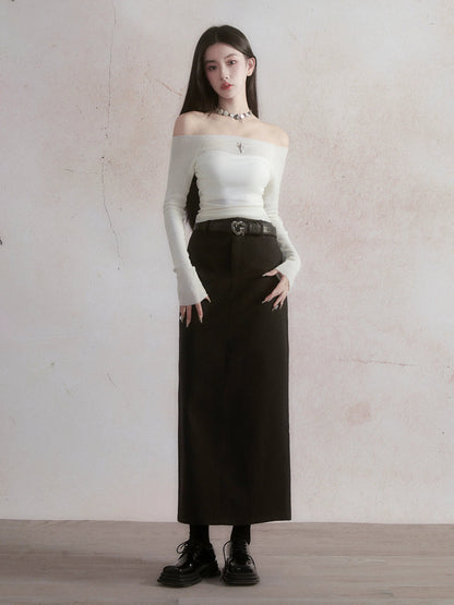 Classic A-line Maxi Skirt