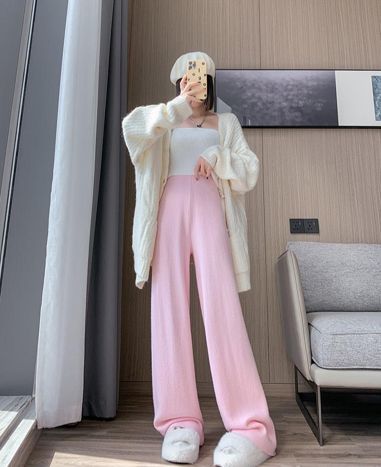 Seanna Ribbed Fleece-lined Pants