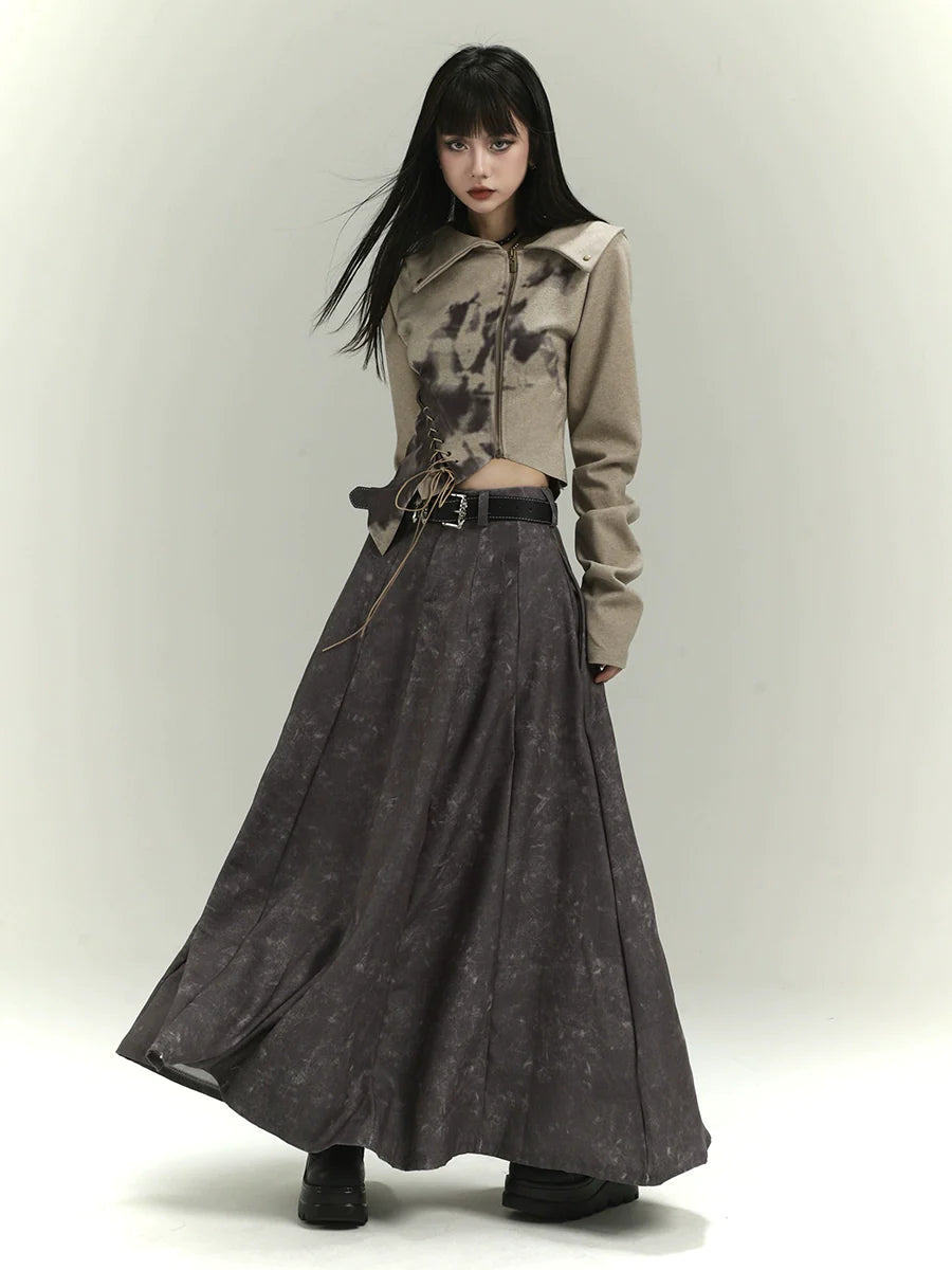 Mopping Gray Skirt