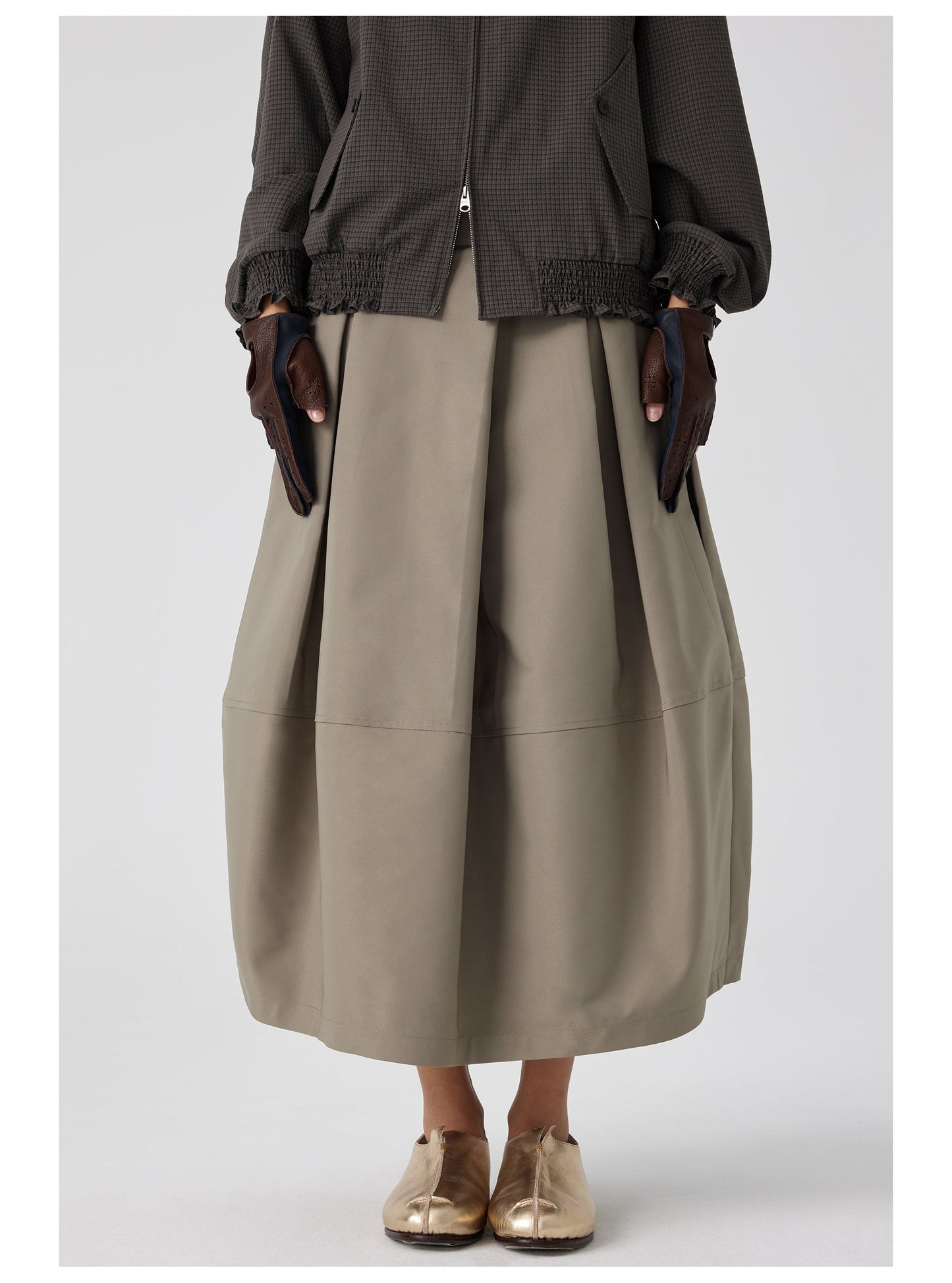 Bubble Long Skirt