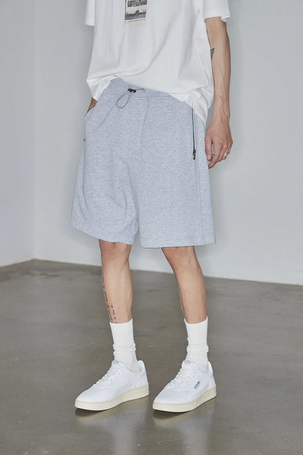 Zippered Pocket Athletic Shorts