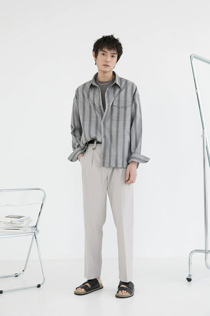 Double-pleated Comfort Dress Pants