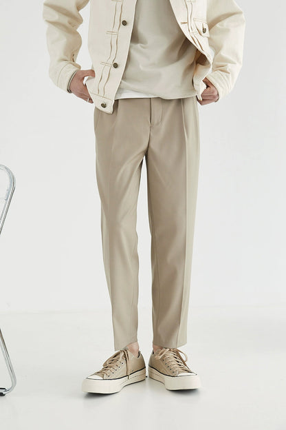 Double-pleated Comfort Dress Pants