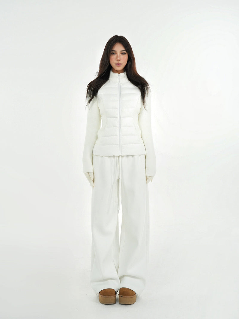 Low-waist Drawstring Straight-leg Sweatpants