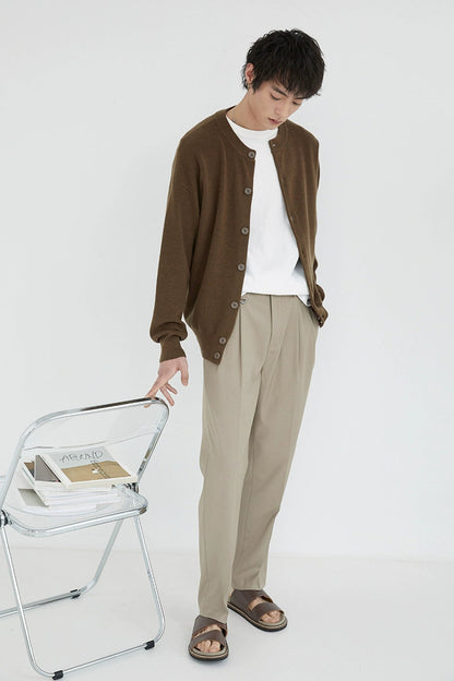 Double-pleated Comfort Dress Pants