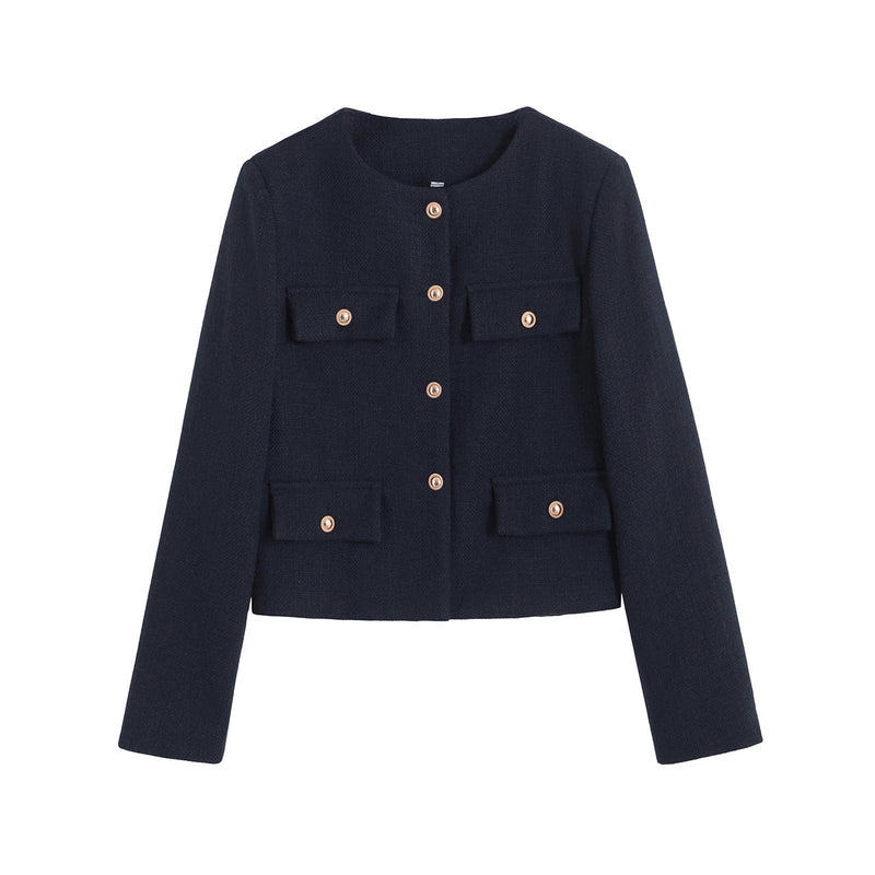 Sunday Bouclé Button Coat
