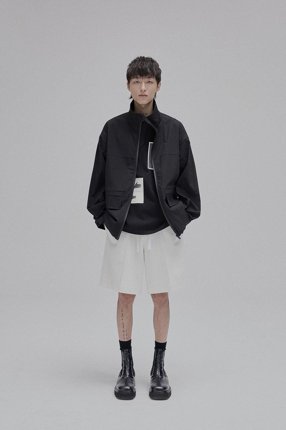 Lace-up Straight Full/short Pants