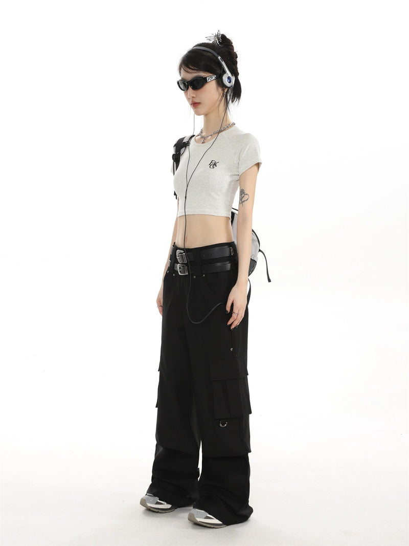 Embroidered Short Sleeve T-shirt