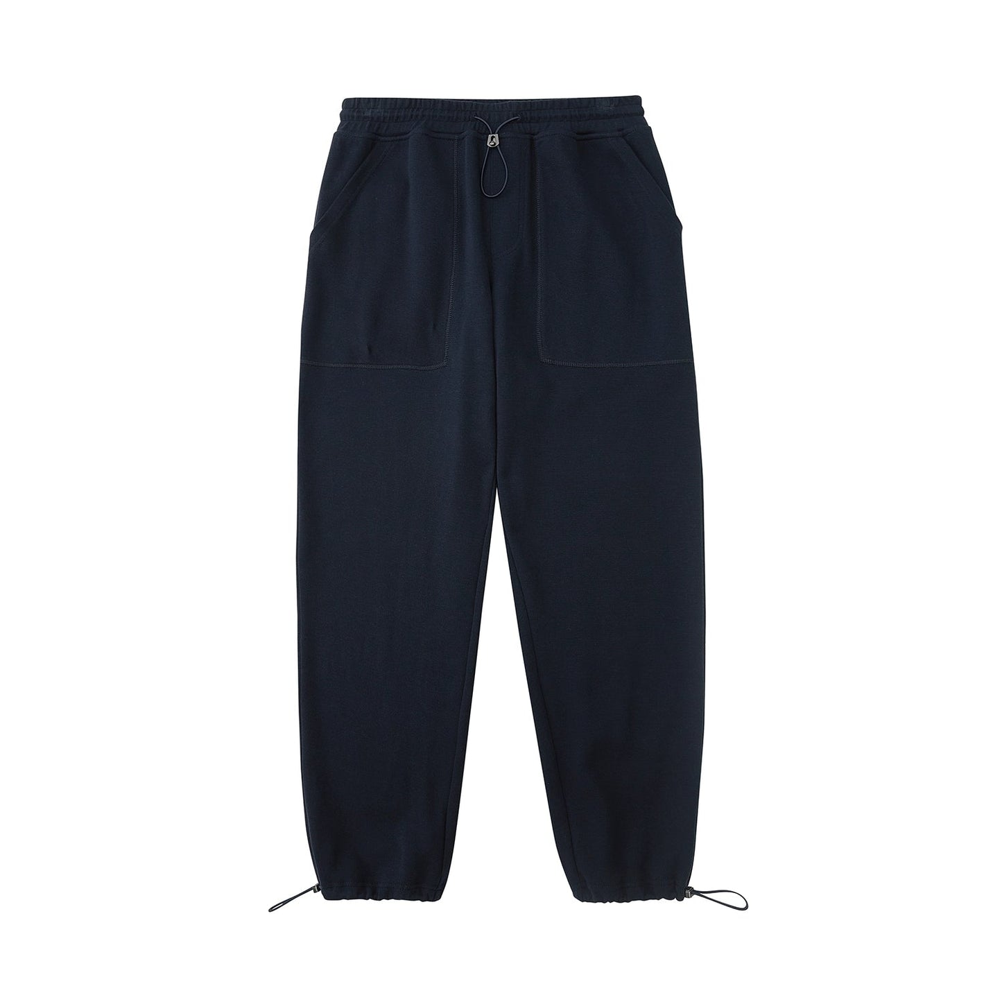 Drawstring Wide-leg Athletic Pants