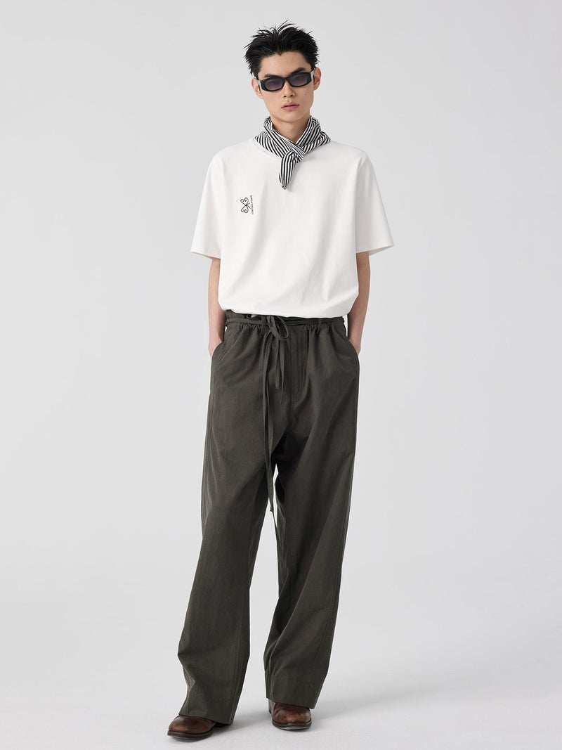 Six-pocket Pleated Kendo Pants