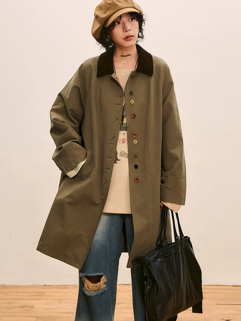 Octopusme -inspired Oversized Coat - Multi-color