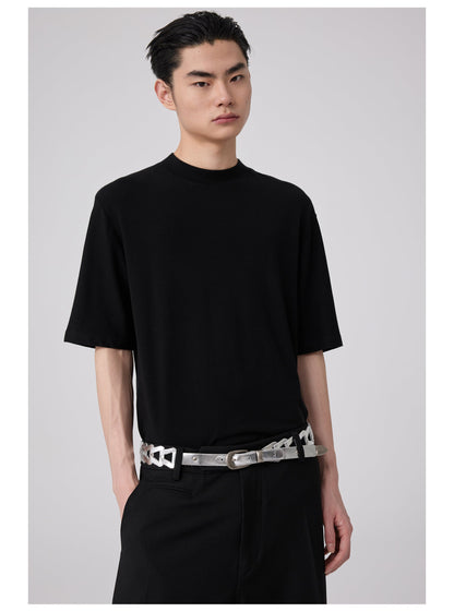 Wool Slim-fit Turtleneck T-shirt
