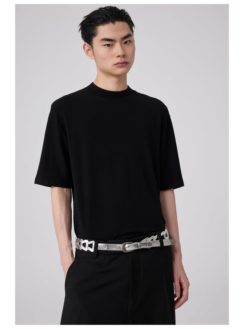 Wool Slim-fit Turtleneck T-shirt
