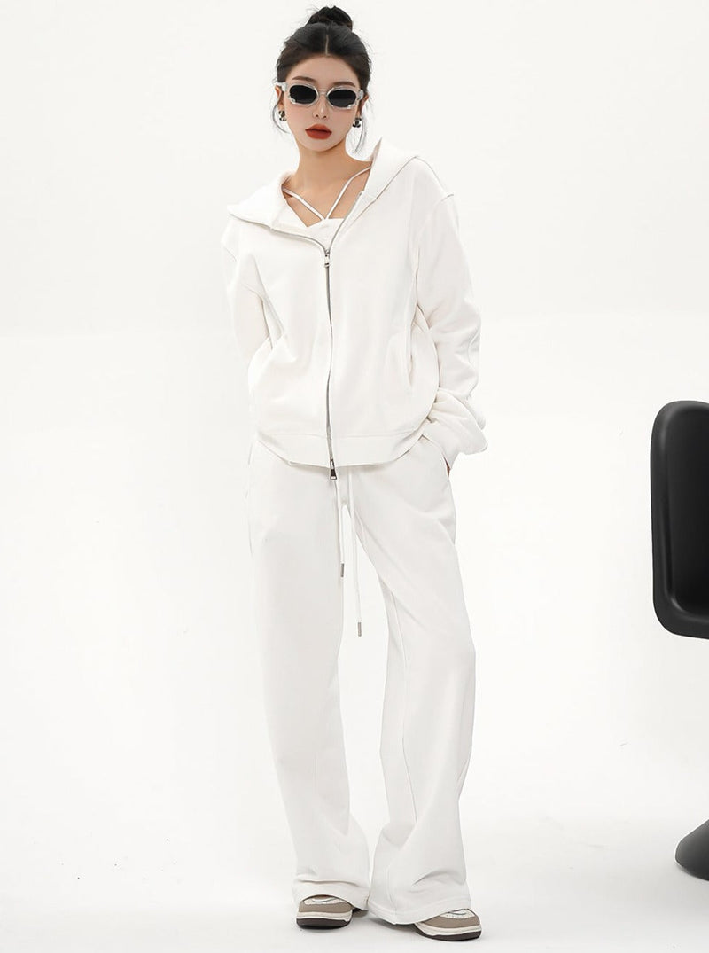 Oversized Zip-up Hoodie - Relaxed Fit Sweatshirt Jacket