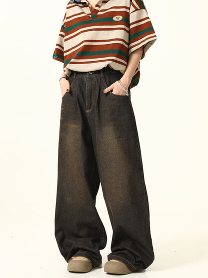 Denim Wide Leg Pants