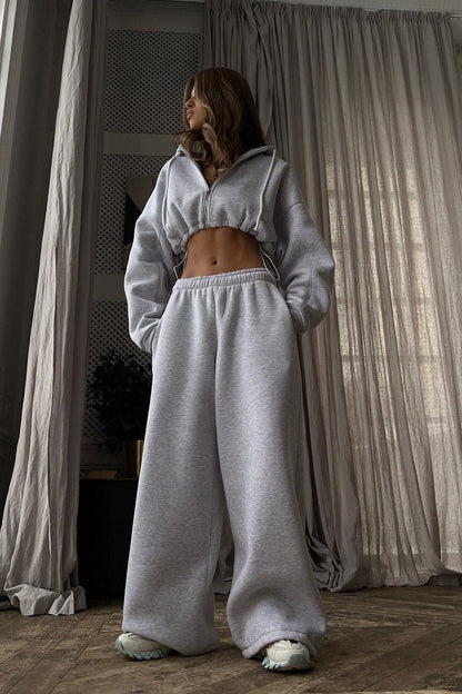 Two-piece Loose Sweater Suit