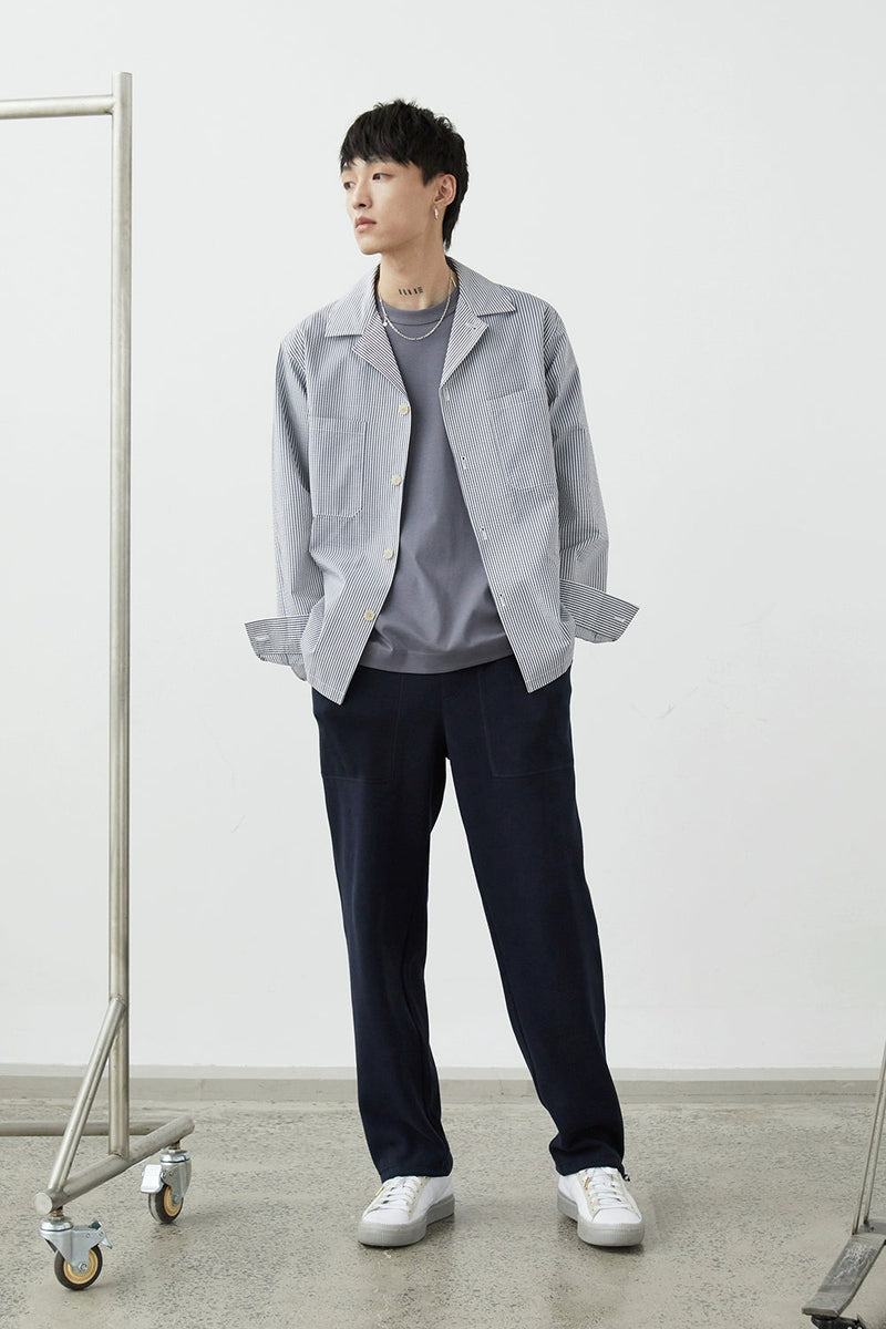 Drawstring Wide-leg Athletic Pants