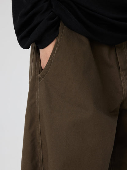 Wide Leg Brown Flared Pants