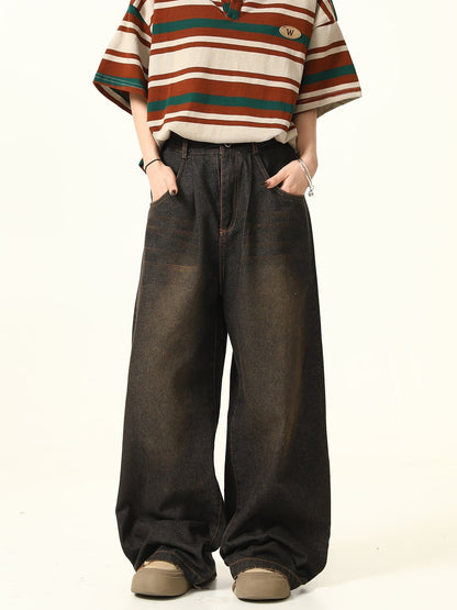 Denim Wide Leg Pants