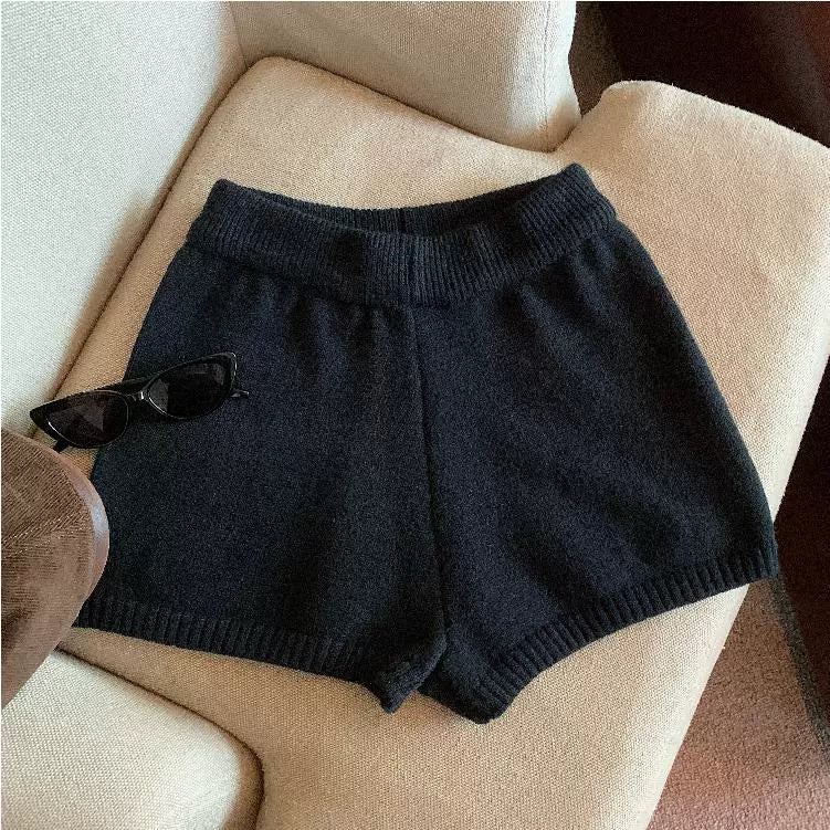 Bria Knit Wide-leg Shorts