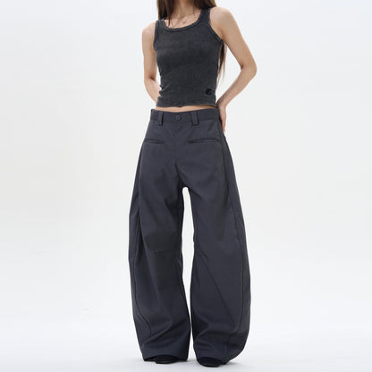 Black Wide-leg Palazzo Pants