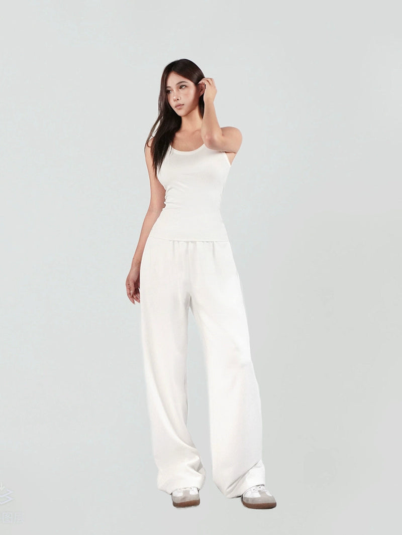 Floor-length Straight Pants