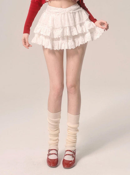 White Lace Ballet-inspired Cake Skirt