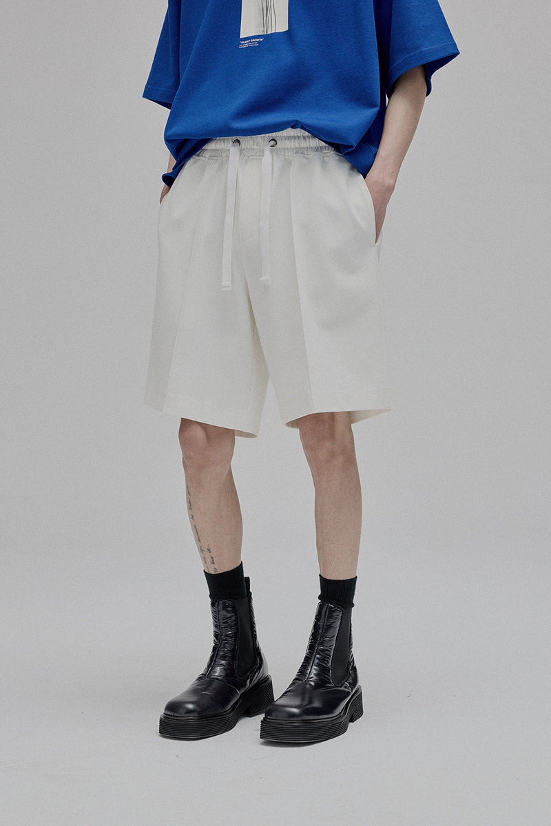 Lace-up Straight Full/short Pants