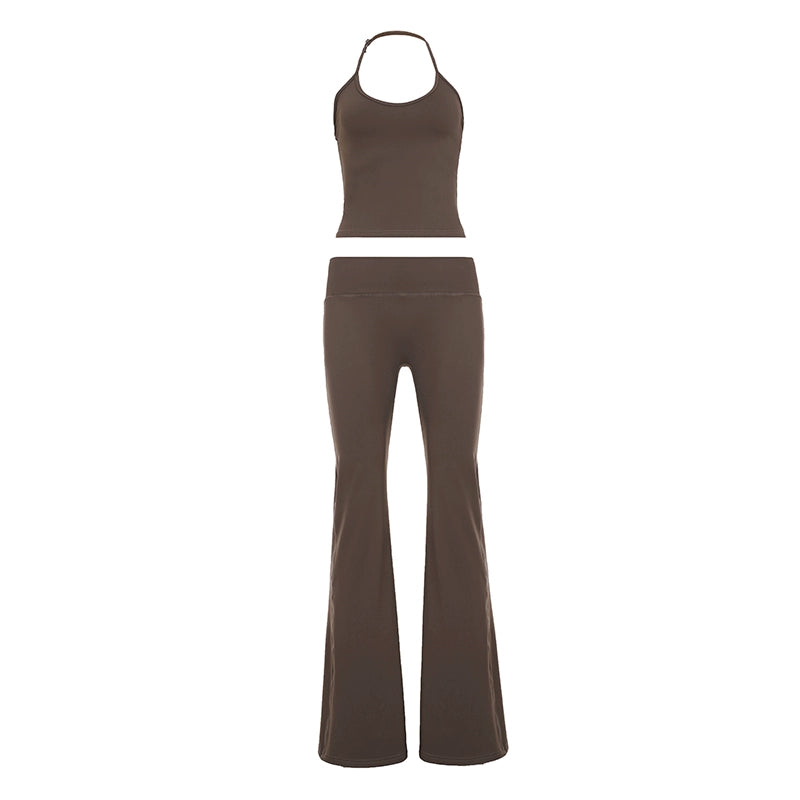 Samyra Halter Backless Pant Set
