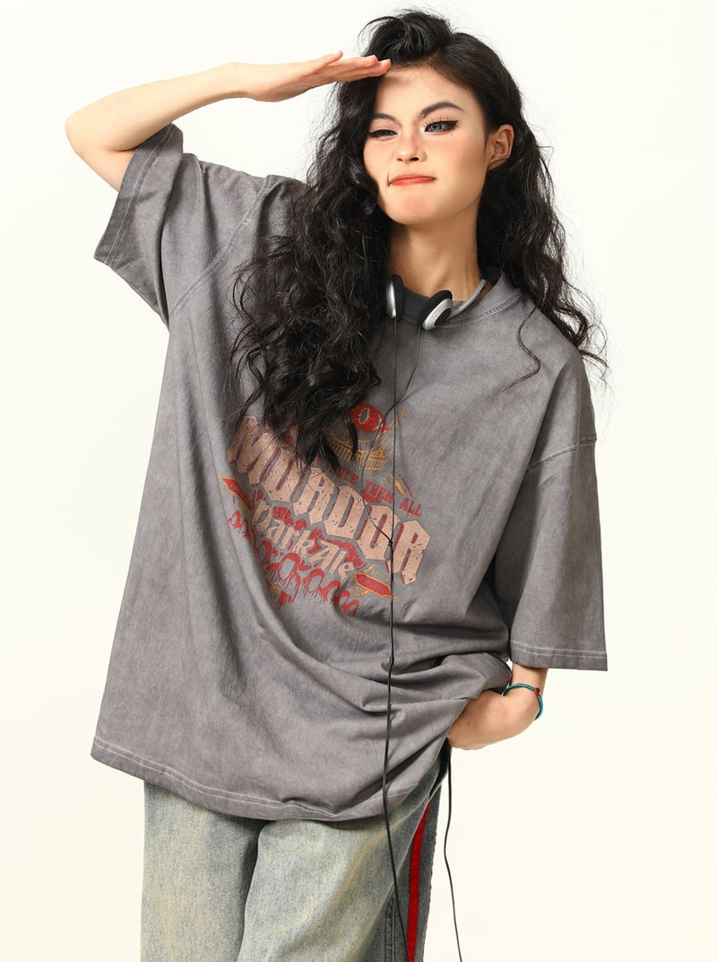 -style Fantasy Oversized T-shirt