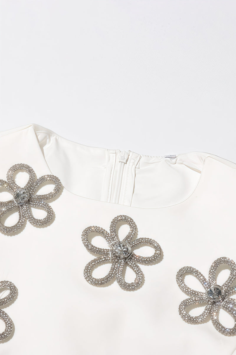 Belinda White Diamonds Mini Dress