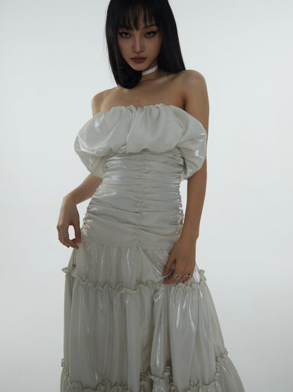 Off-shoulder Maxi Dress