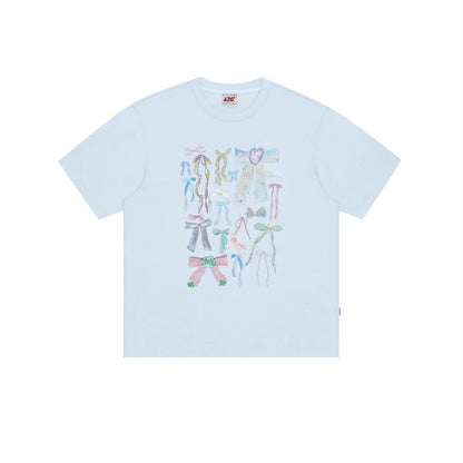 Short Sleeve T-shirt With Graffiti Design